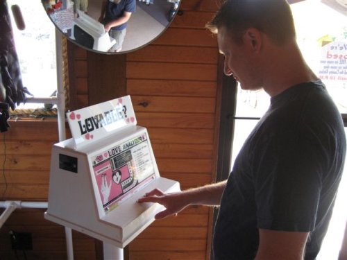 Mike testing how lovable he is